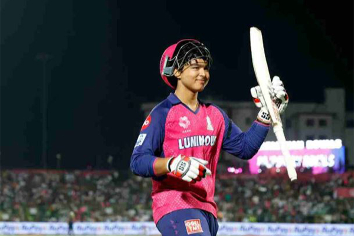"What were you doing at 14?": Cricket fraternity hails T20's youngest centurion, Vaibhav Suryavanshi