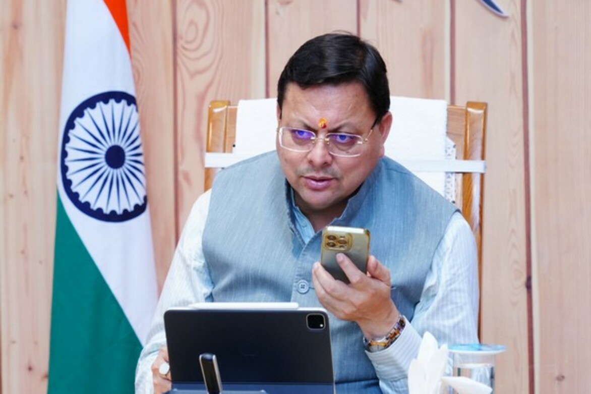 Uttarakhand CM Dhami interacts with citizens using CM Helpline-1905, directs officials to resolve problems