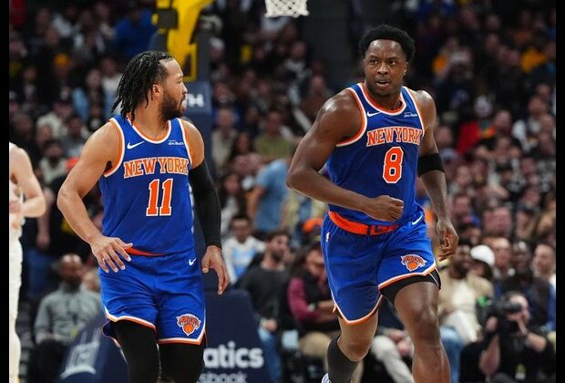 OG Anunoby, Jalen Brunson set career highs as Knicks rout Nuggets