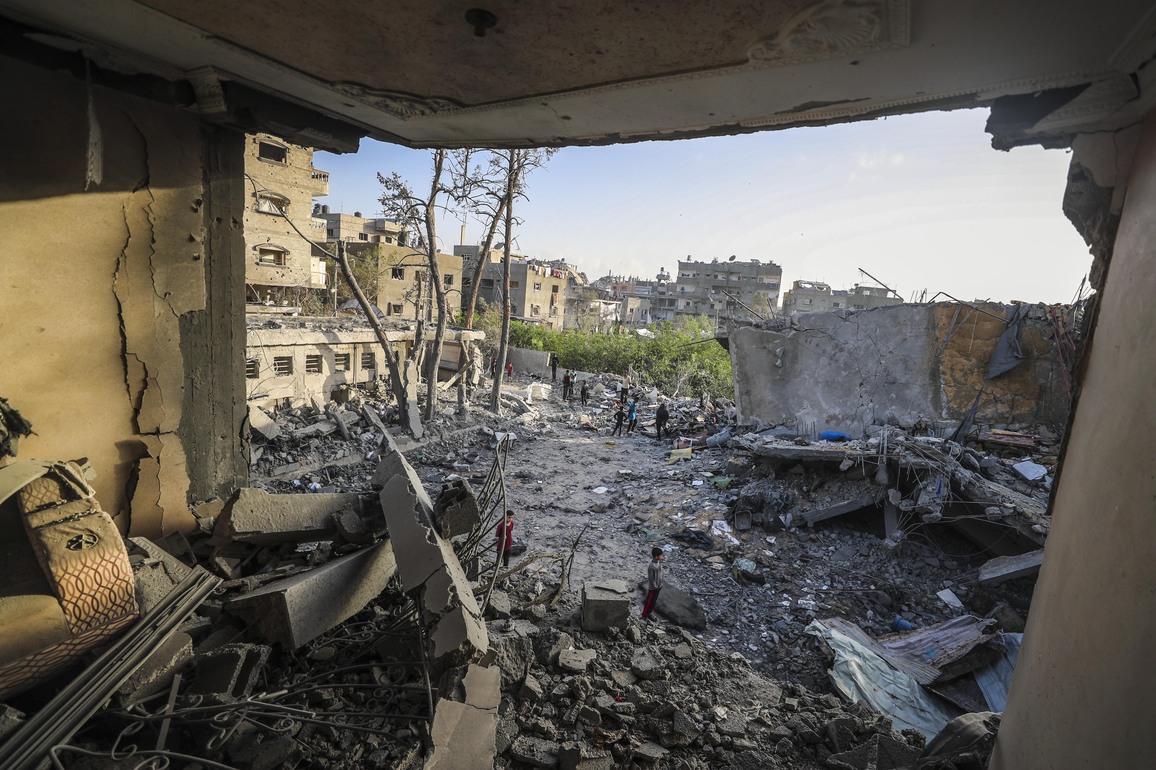 MIDEAST-GAZA-ISRAELI AIRSTRIKES-AFTERMATH