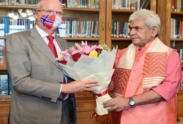 Norwegian Ambassador to India calls on J-K Lt Governor Manoj Sinha