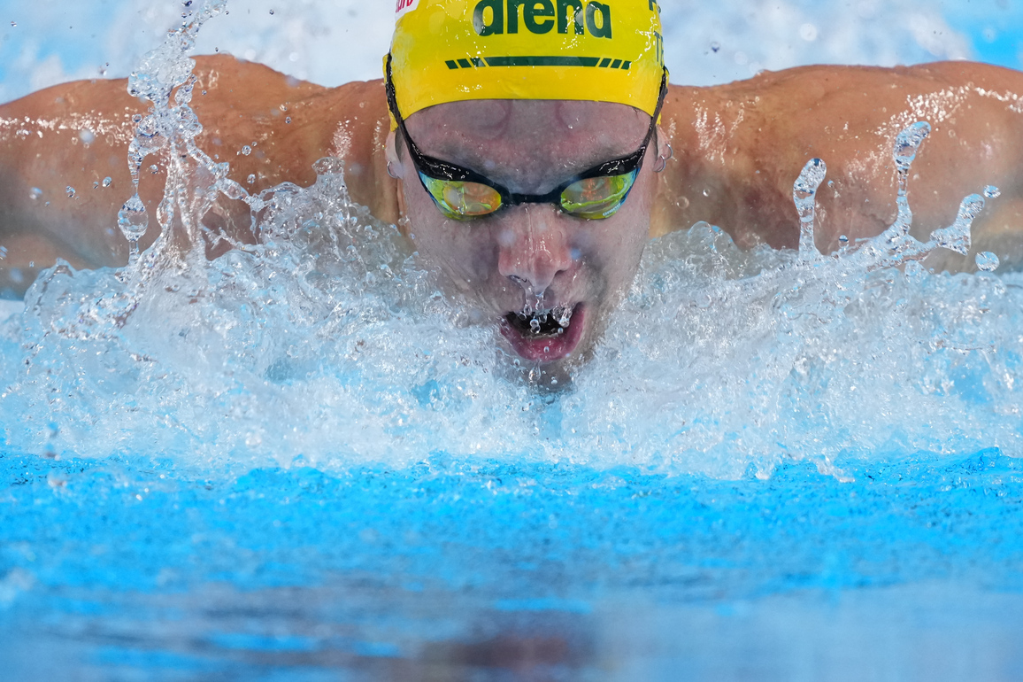 (SP)SINGAPORE-WORLD AQUATICS CHAMPIONSHIPS-SWIMMING-MEN'S 100M BUTTERFLY