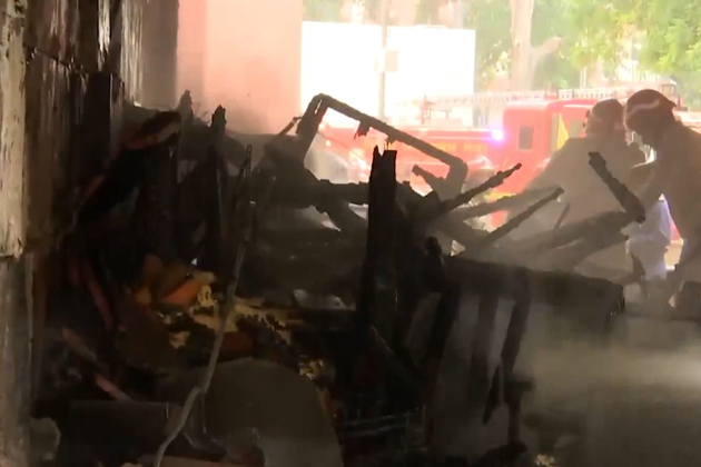 Delhi: Fire breaks out at Brahmaputra Apartments; no casualties reported