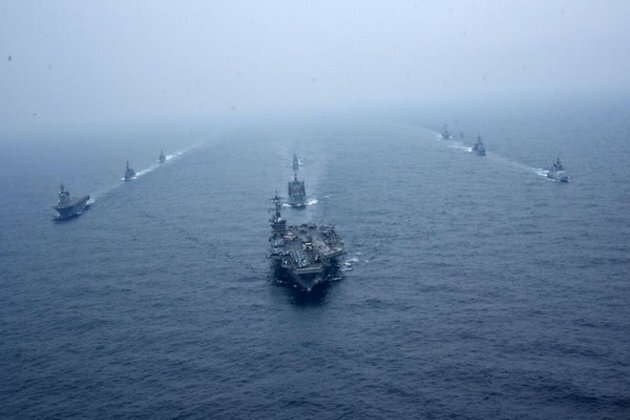 Multilateral Maritime Exercise Malabar underway in Bay of Bengal