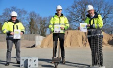  The Centrum Pæle responsible for publishing environmental product declarations for its products: (left to right) Jacob Thorhauge, sales director, Jens Laasholdt, project manager - Climate & Environment, and Lars G. Christensen, MD