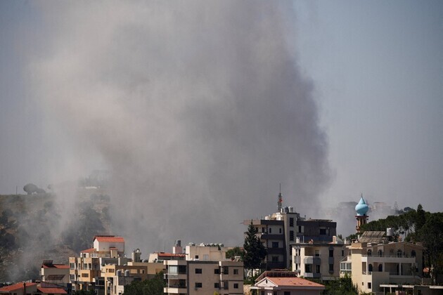 Israel strikes Beirut after Hezbollah fires at them