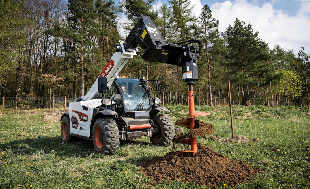 Bobcat is reintroducing its line of post-hole diggers and trencher attachments for its compact equipment