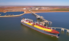 Chevron exports Wheatstone LNG from Port of Ashburton.