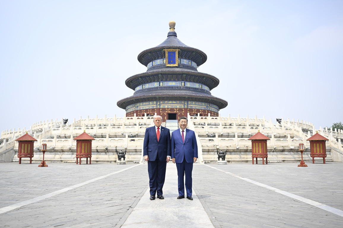 CHINA-BEIJING-XI JINPING-U.S.-TRUMP-TEMPLE OF HEAVEN-VISIT (CN)