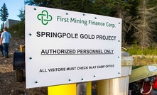 First Mining Gold in quest for optimal Springpole flowsheet