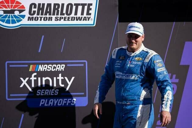 Austin Hill comes up clutch to claim win at Talladega