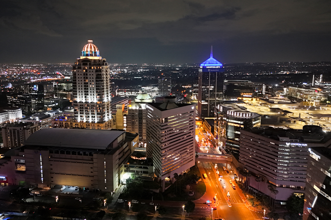 SOUTH AFRICA-JOHANNESBURG-AERIAL VIEW