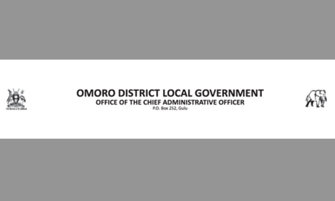 Notice from Omoro District Local Government Notice from Omoro District Local Government
