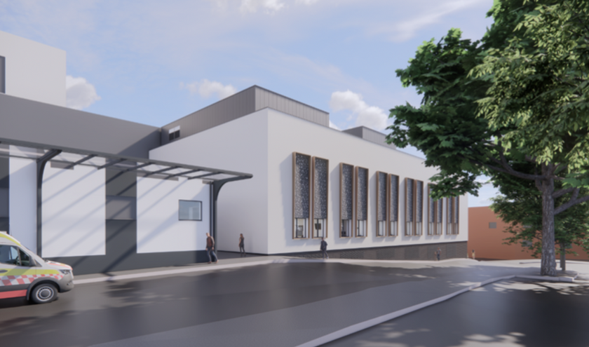 Architect's impression of UHL UTC (c) P+HS Architects 