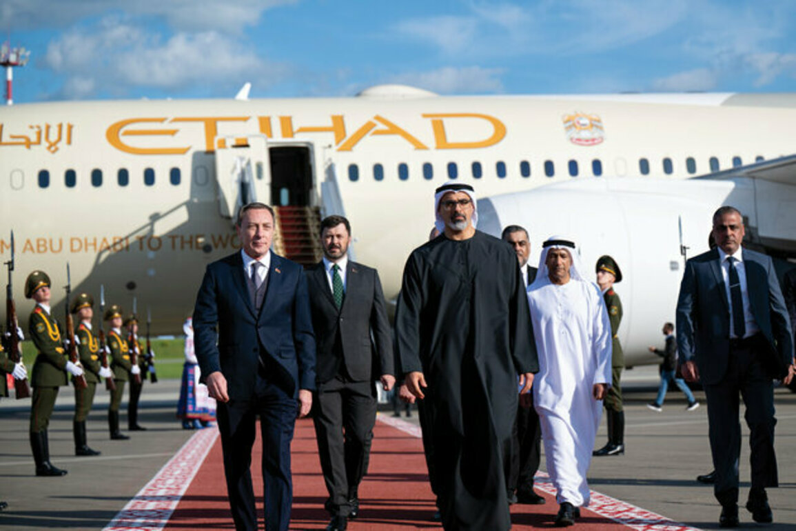 Crown Prince of Abu Dhabi arrives in Minsk to attend Supreme Eurasian Economic Council meeting on behalf of UAE President