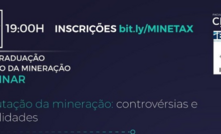 Webinar com o tema 'Tributação da mineração: controvérsias e atualidades'