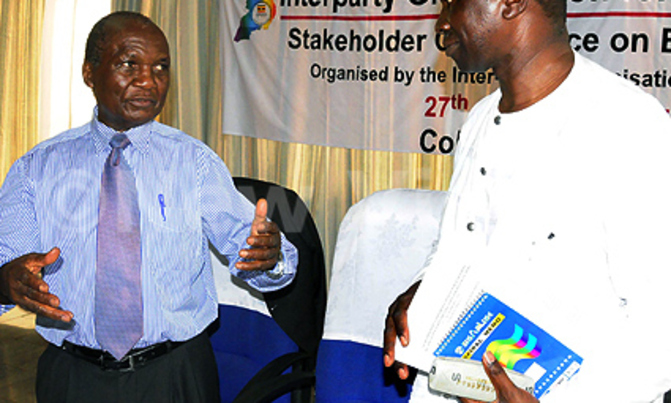 Migereko, Ssemogerere clash over reforms Migereko, Ssemogerere clash over reforms