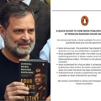 Pre-order books "not same thing" as published: Penguin clarifies after Rahul Gandhi rebuts publisher on Narvane memoir