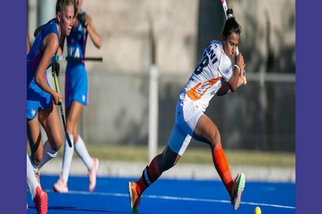 Indian Women's Hockey Team hold Argentina Junior Women 1-1