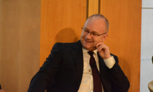 Mark Cutifani speaking at a UNDP panel on extractive industries and the Sustainable Development Goals.