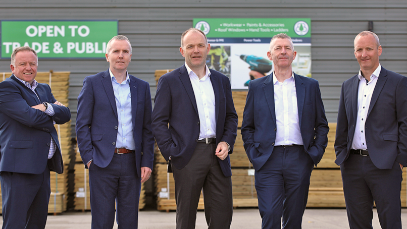Pat Moore, Martin Farrell, James Higgins, Brendan Sammon, and Peter Kelly