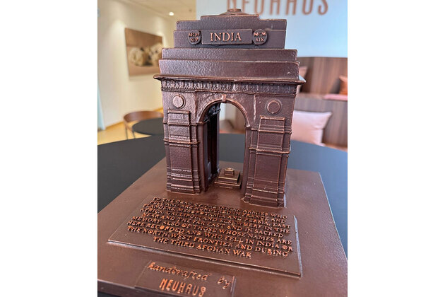 "Determined it will find its way to PM Modi, India next time": Belgian Embassy shares photo of De Wever's chocolate 'India Gate' gift