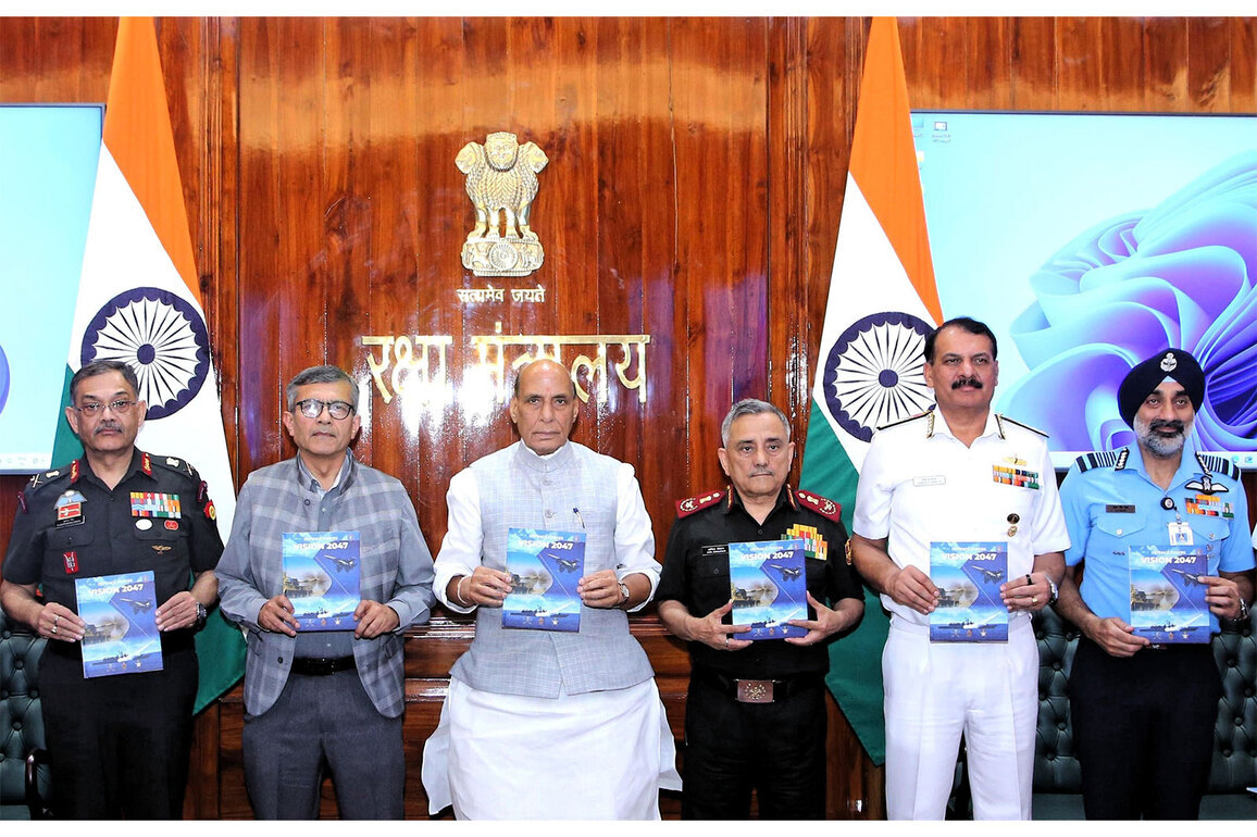 Defence Minister Rajnath Singh releases 'Defence Forces Vision 2047: A Roadmap for a Future-Ready Indian Military'