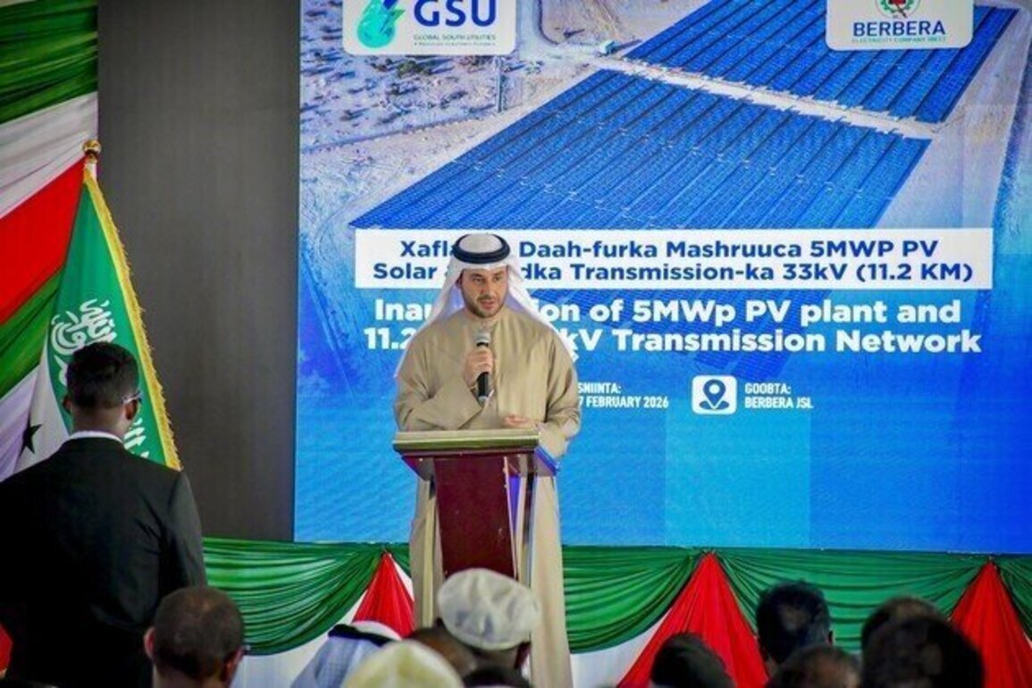 Emirati GSU supplies power to 28,000 households in Somaliland, launches 'Green Berbera'
