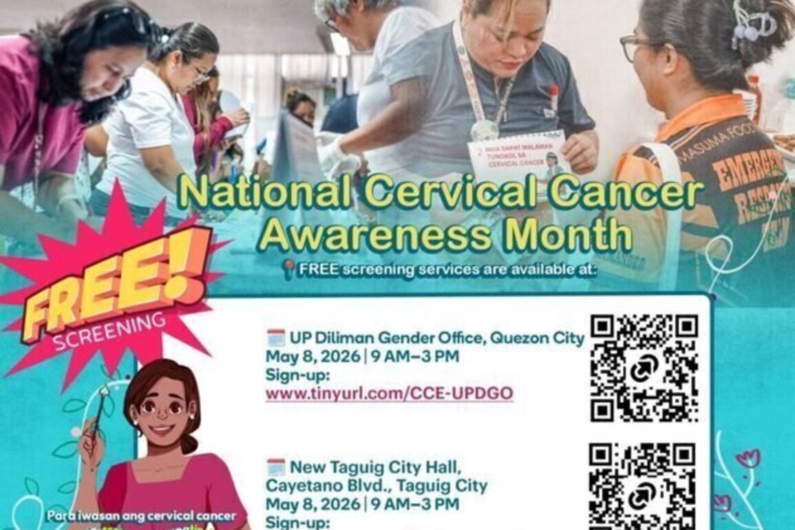 National Cervical Cancer Awareness Month Spotlights Free Screening Drive in QC, Taguig