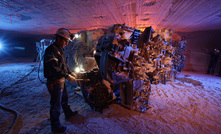 A borer miner at Rocanville mine