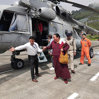 Sikkim: First batch of tourists from Chaten successfully evacuated at Pakyong Airport
