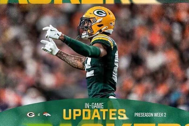 Packers lead Broncos 23-10 at halftime