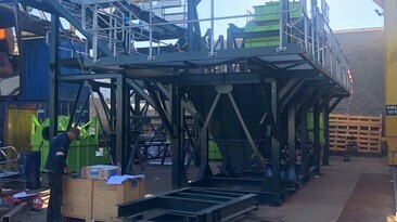 Planta modular do projeto de lítio Neves, da Atlas Lithium