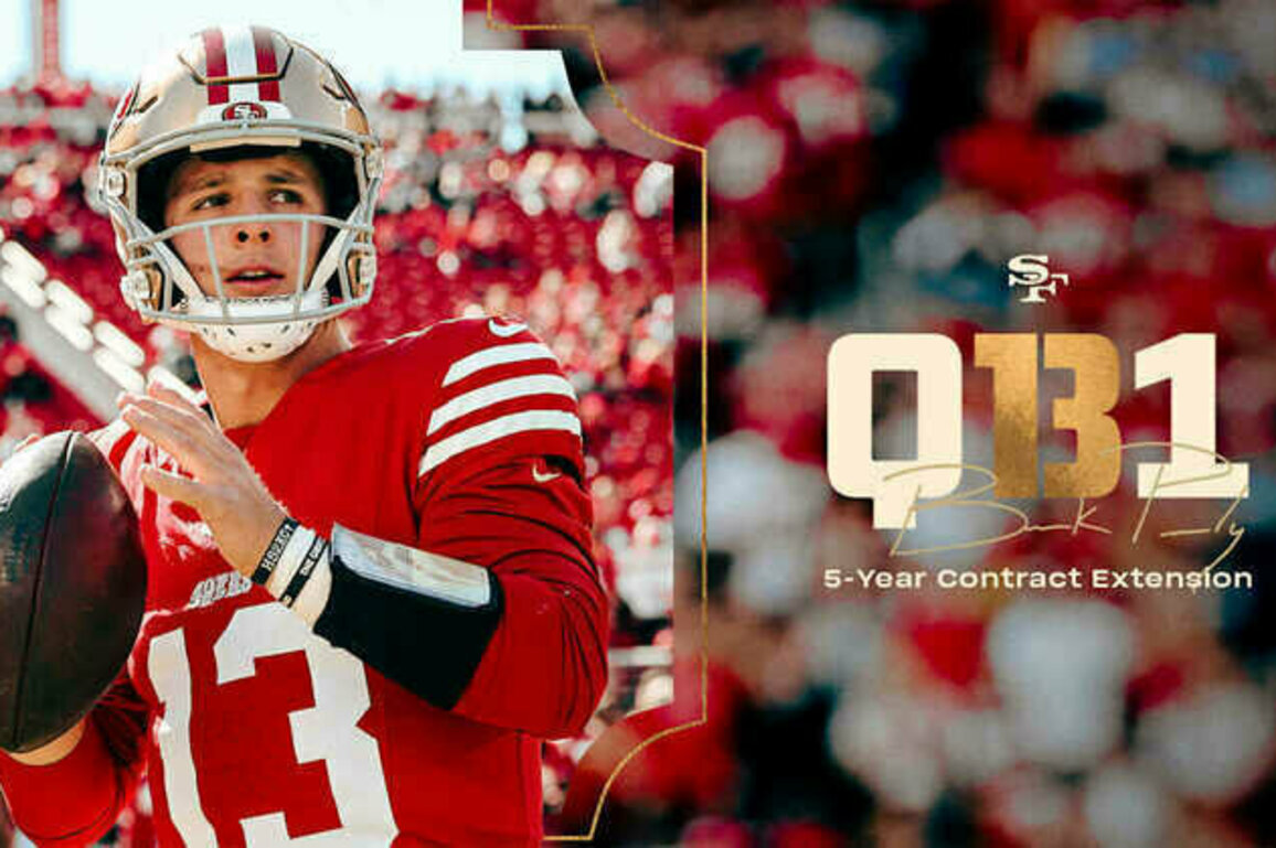 49ers Lock In Their QB1: Brock Purdy Signs 5-Year Contract Extension