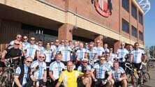 Fundraising cyclists arrive in Sunderland