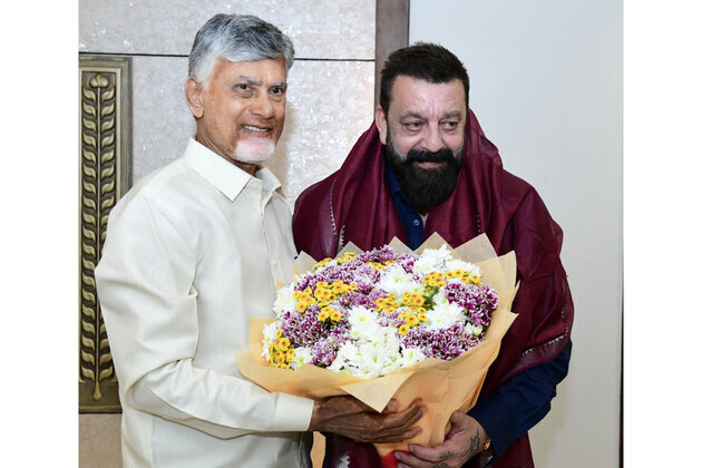 Sanjay Dutt meets Andhra Pradesh CM Chandrababu Naidu