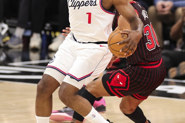 (SP)U.S.-CHICAGO-BASKETBALL-NBA-BULLS VS CLIPPERS