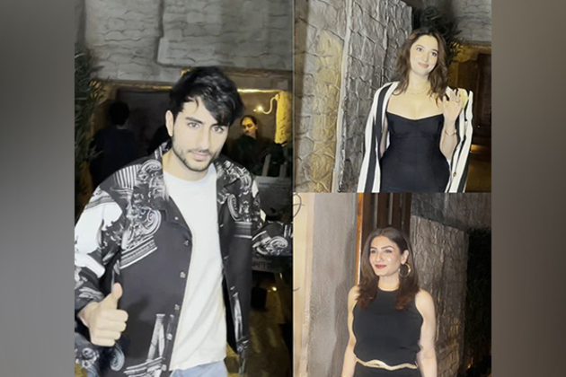 Ibrahim Ali Khan, Raveena Tandon, Tamannaah Bhatia, more celebs slay in black at Rasha Thadani's 20th Birthday party