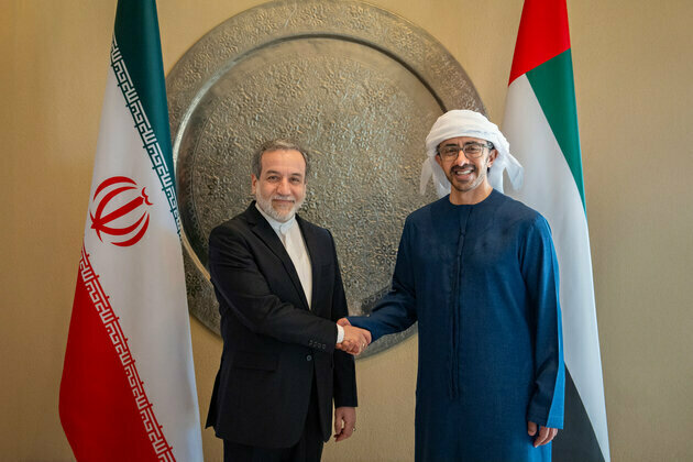 Abdullah bin Zayed receives Iranian Foreign Minister