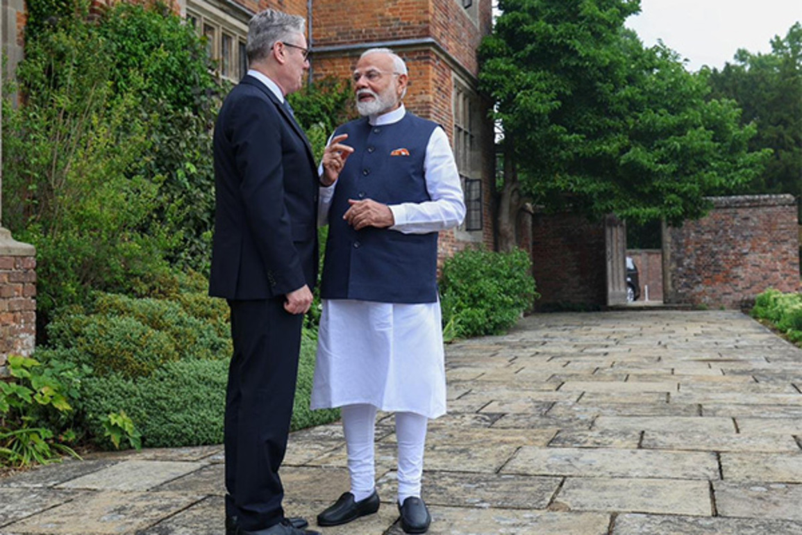 PM Modi thanks UK PM for warm welcome at Chequers