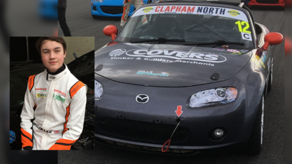 Horsham racing driver gets Covers' support