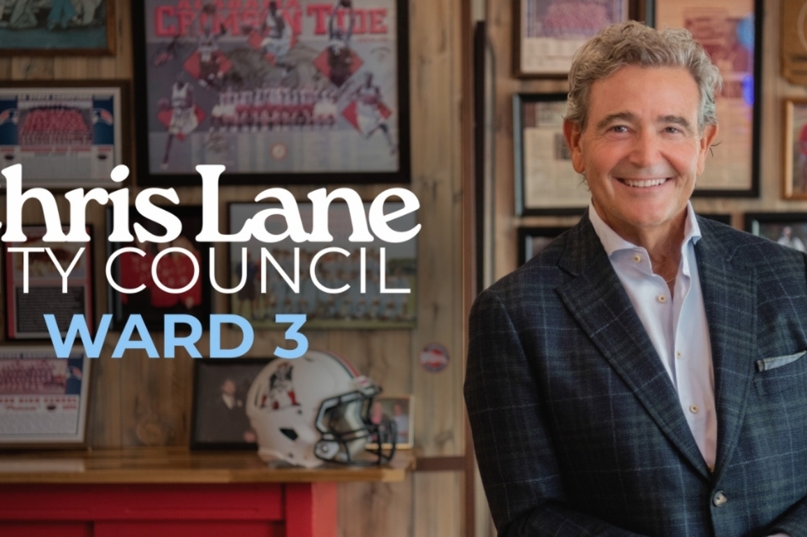 Chris Lane announces bid for Homewood City Council Ward 3 Seat