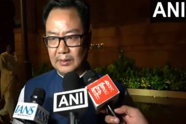 Kiren Rijiju slams Congress for Rajya Sabha walkout, says "not able to face Home Minister's reply"