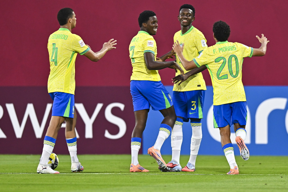 (SP)QATAR-DOHA-FOOTBALL-FIFA-U17 WORLD CUP 2025-BRAZIL V HONDURAS
