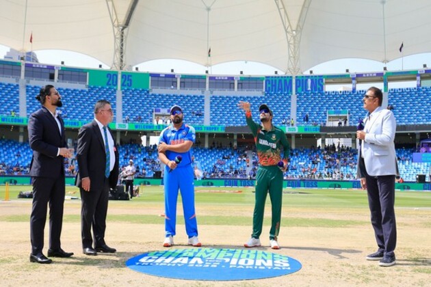 Champions Trophy 2025: Bangladesh win toss; opt to bat first against India in their opening clash