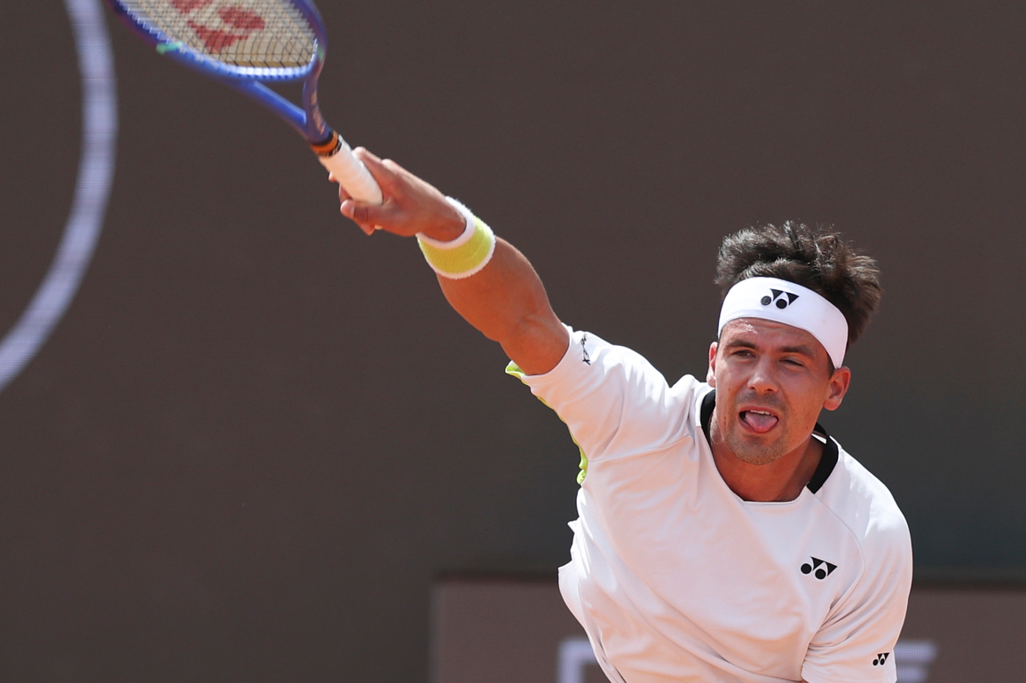 (SP)ITALY-ROME-TENNIS-ATP-ITALIAN OPEN-ZHANG ZHIZHEN VS DANIEL ALTMAIER