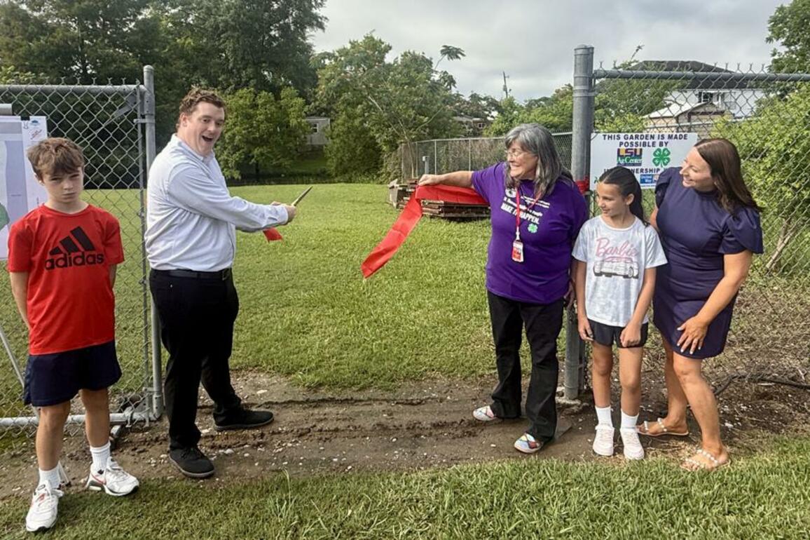 Promise Land agricultural center officially opens at St. Theresa Middle - Ascension
