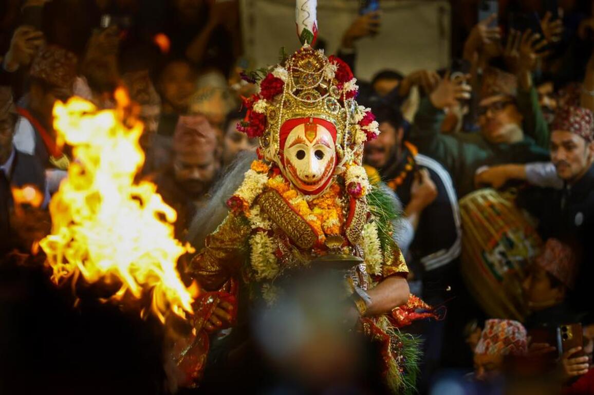 Asia Album: Nepal celebrates Kartik Naach Festival