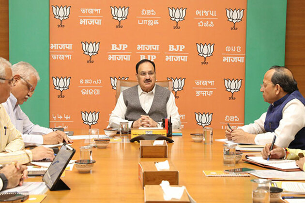 BJP President J P Nadda chairs meeting with party's general secretaries