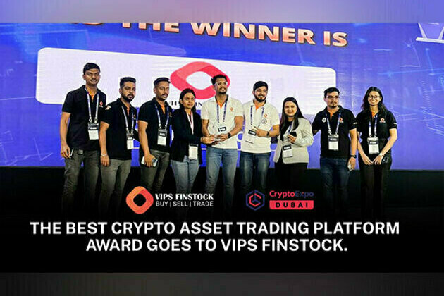 VIPS Finstock recognised as "The Best Crypto Asset Trading Platform" at Crypto Expo Dubai, 8-9 October 2023